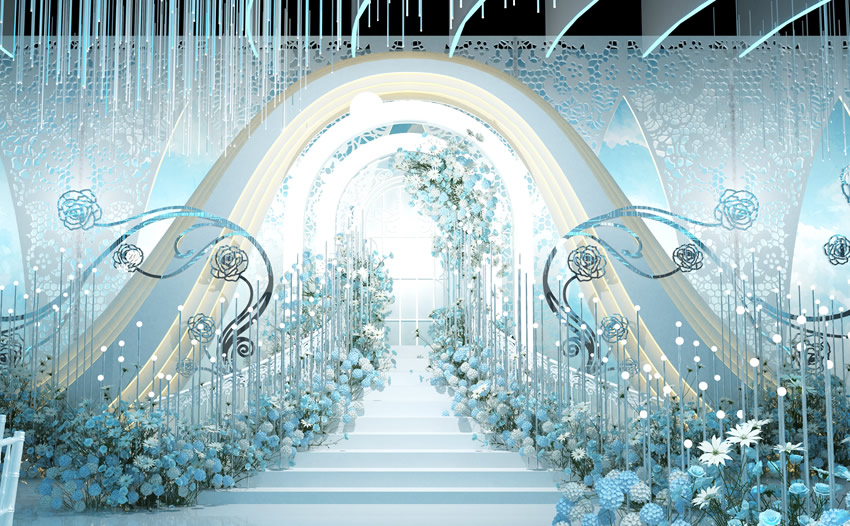 杭州釡香烙馍村水晶厅效果展示